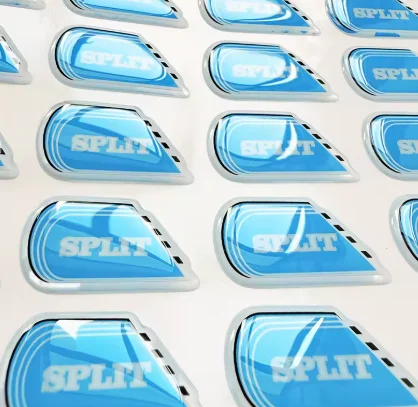 

High quality customized transparent 3d epoxy resin dome sticker waterproof label packaging perfume bottle packaging