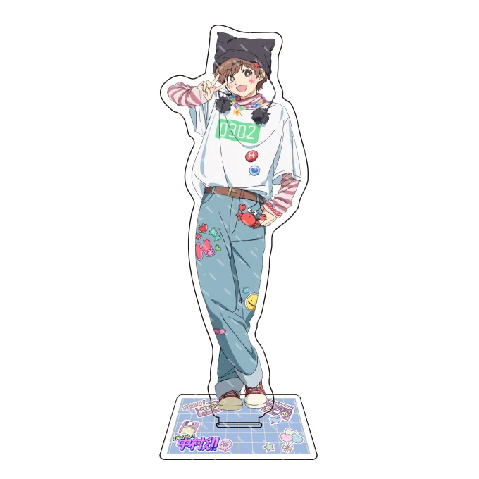 Geh daran, Nakamura! ‌ Anime-Figur Acryl-Standmodell 1 Stück Schreibtisch-Deko Stehende Figur Animation-Fan-Geschenke Schlüsselanhänger – Detail 3