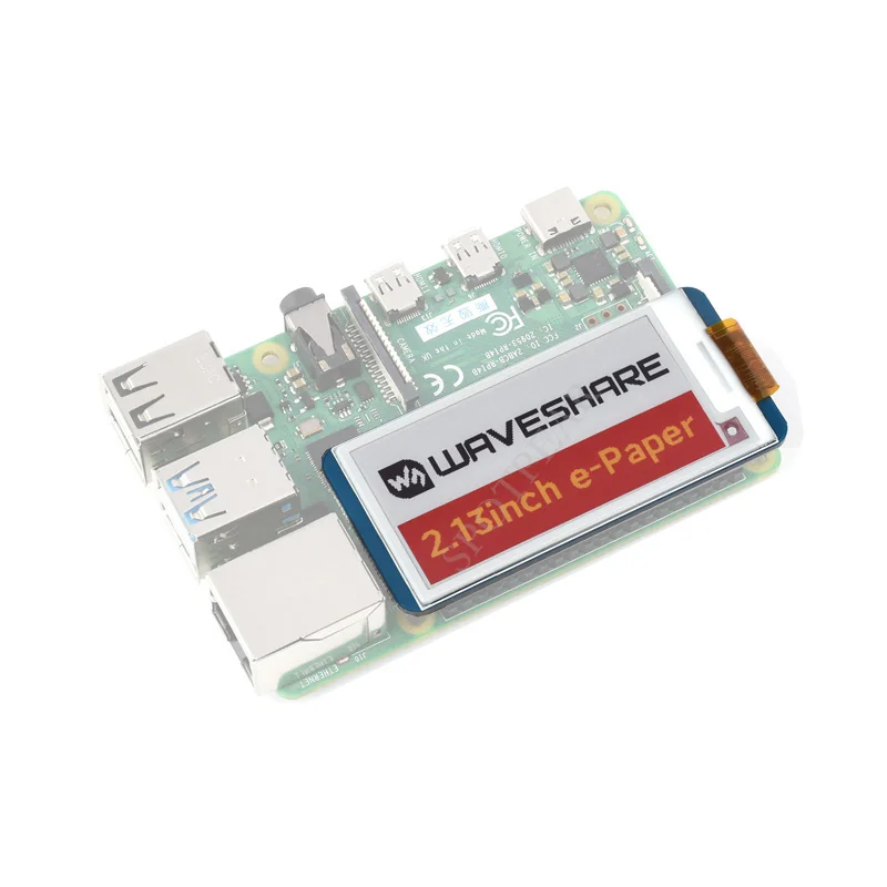 Himbeer Pi 2,13 Zoll E-Paper Hut (g) rot/gelb/schwarz/weiß SPI-Schnitts telle 250x122 Auflösung für Arduino/Jetson Nano/Stm32