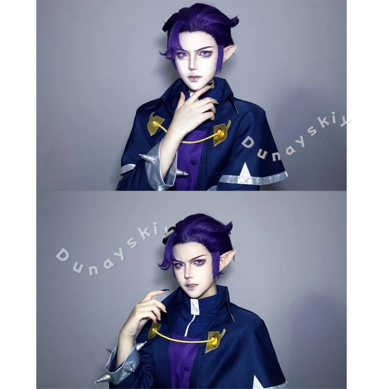 

Anime Welcome To Demon School! Iruma-kun Kalego Naberius Cosplay Costume Patterned Fabric Suit Men & Dunayskiy@# For Halloween