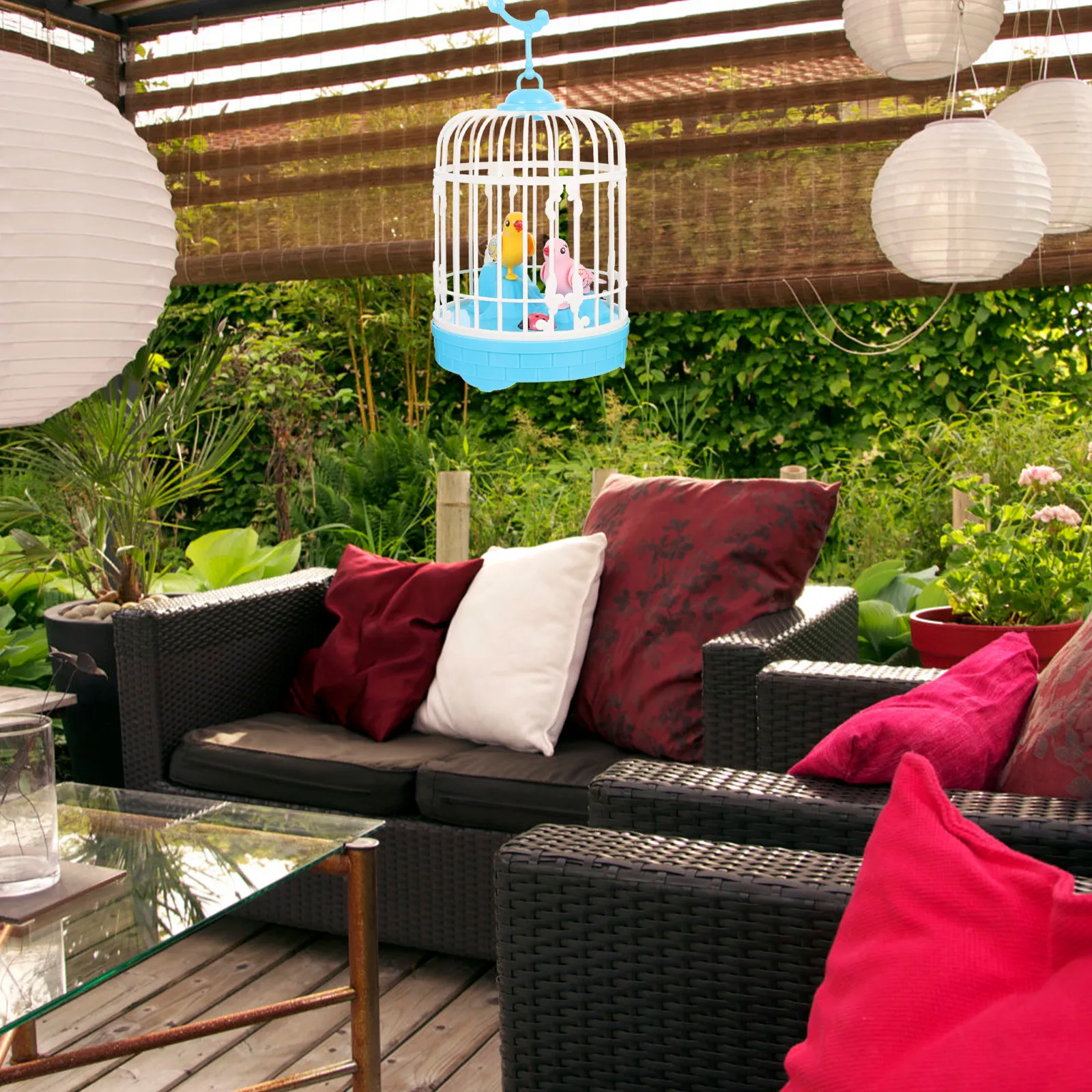 

Voice-Activated Singing Bird Electric Plaything Light Sound ABS Material Kids Educational Gift Singing Bird Toy