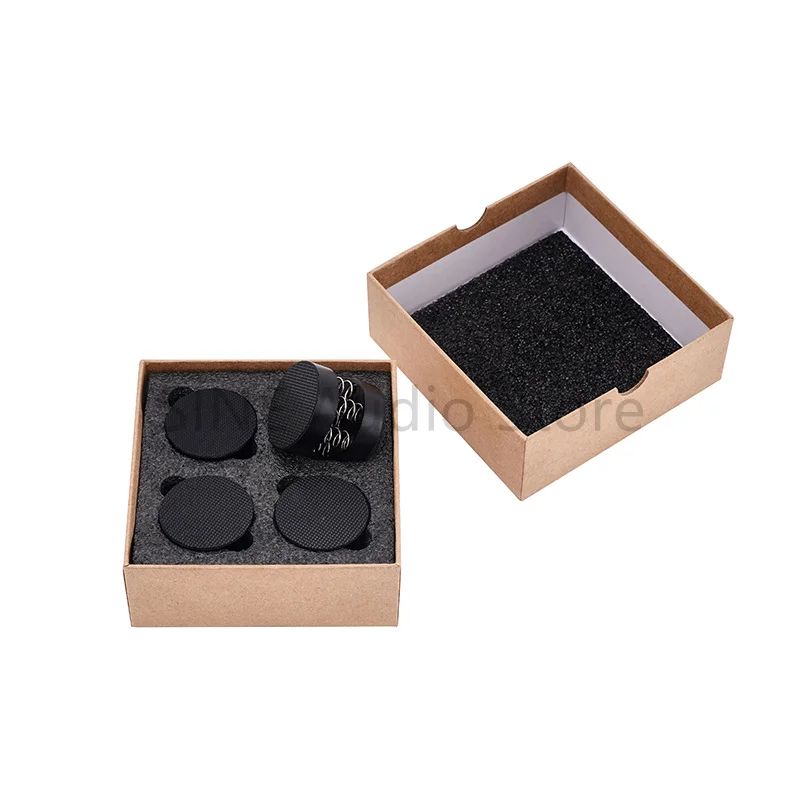 4pcs Seven hole spring shock absorber foot studs made of aluminum alloy material with anti slip pads