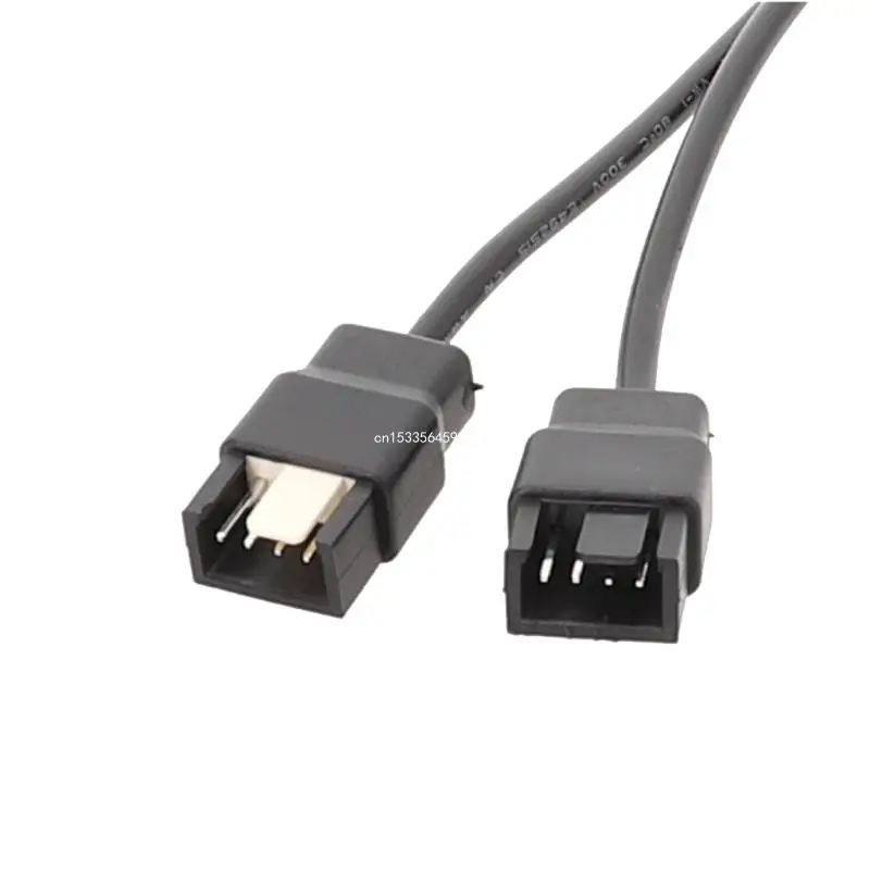 1 ถึง 2Ways CPU 4 Pin PWM เคส พัดลมระบายความร้อน Splitter Adapter Cable 1m/1.5m/2m Dropship