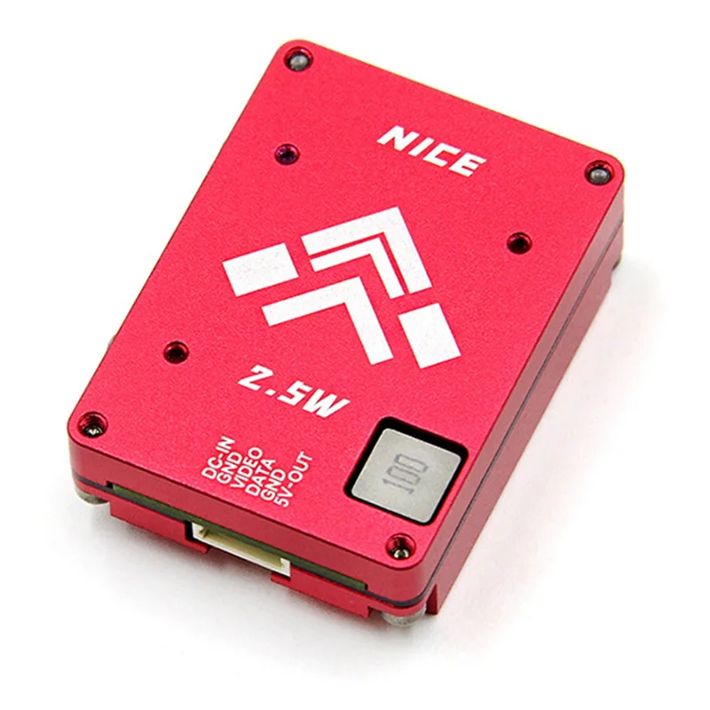 

5,8G 2,5 Вт VTX 64CH 2500 мм FPV видеопередатчик PAL/NTSC для FPV гоночного дрона дальнего действия для FPV RC Drone