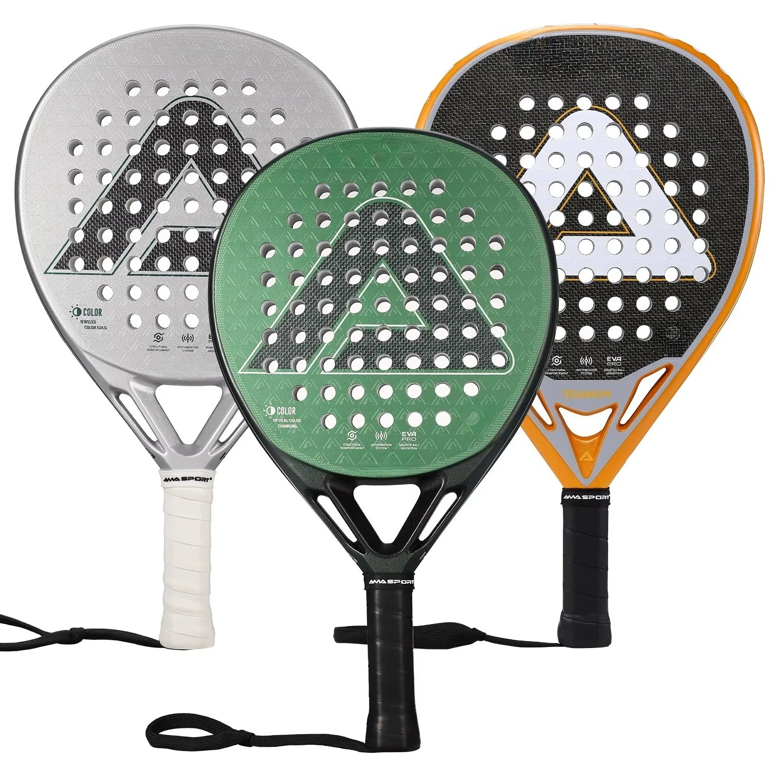 Top Quality Professional Titanium Carbon Durable 18k Carbon Padel Tennis Rackets