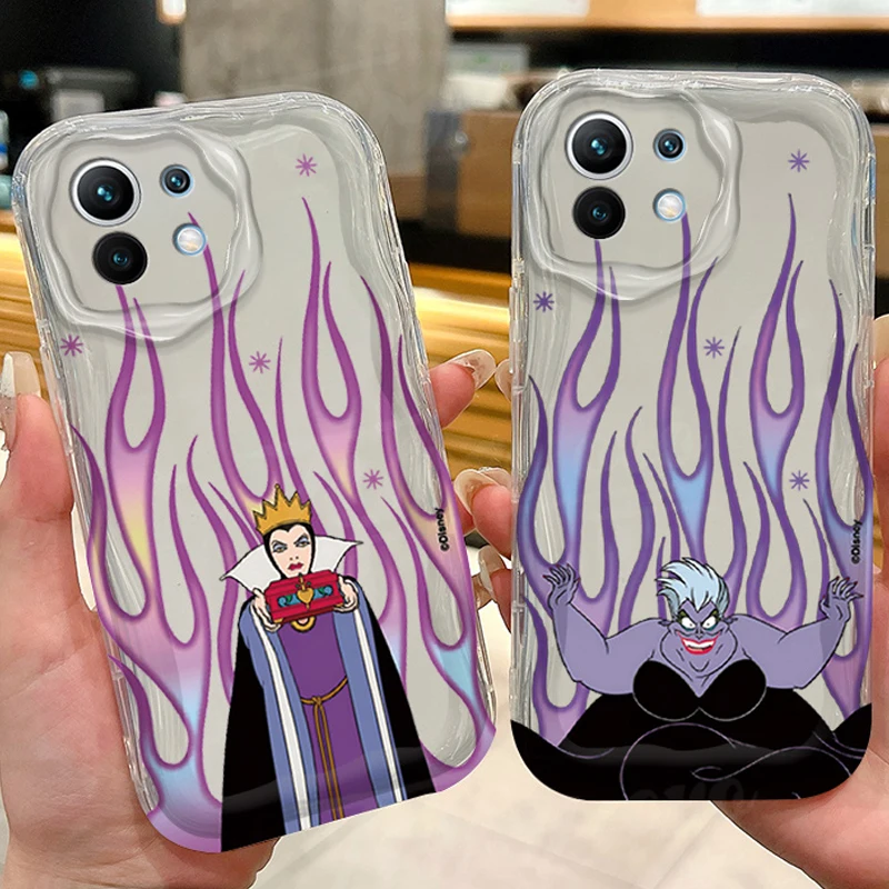 Disney Poison Queen Witch Case For Xiaomi 13T 12T 14 13 12 11 Lite 5G NE 10T POCO X5 X6 Pro X3 NFC X4 GT F3 F4 F5 F6 M6 M5S C65