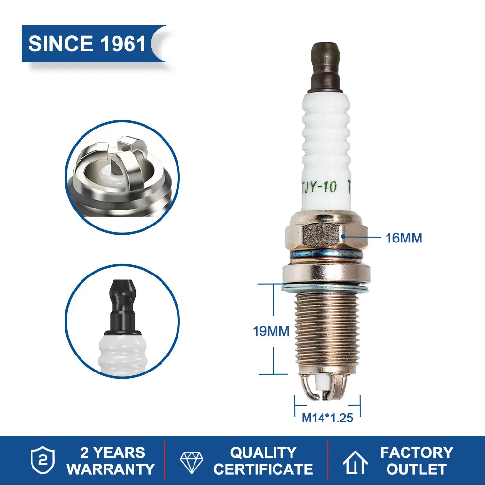 High Quality China Original Torch Spark Plug K5RTJY-10/D8RTC Candle for RC89PYC K16TNR-S9 for DR8EA RA6HC X24EPR-U9