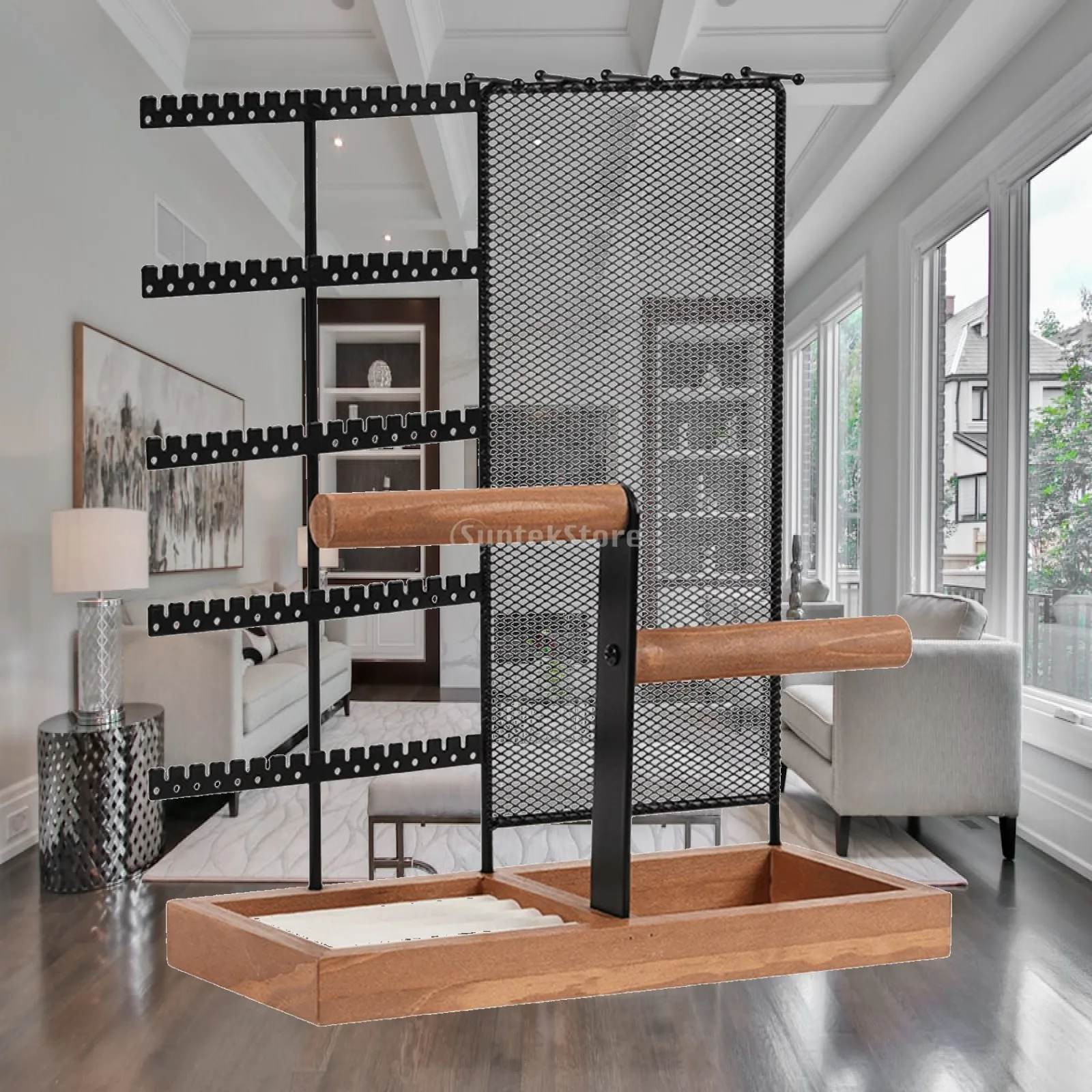 Jewelry Display Rack Jewelry Stand Multifunction Storage Tabletop 5 Layers Display Rack Jewelry Holder for Jewelry Store