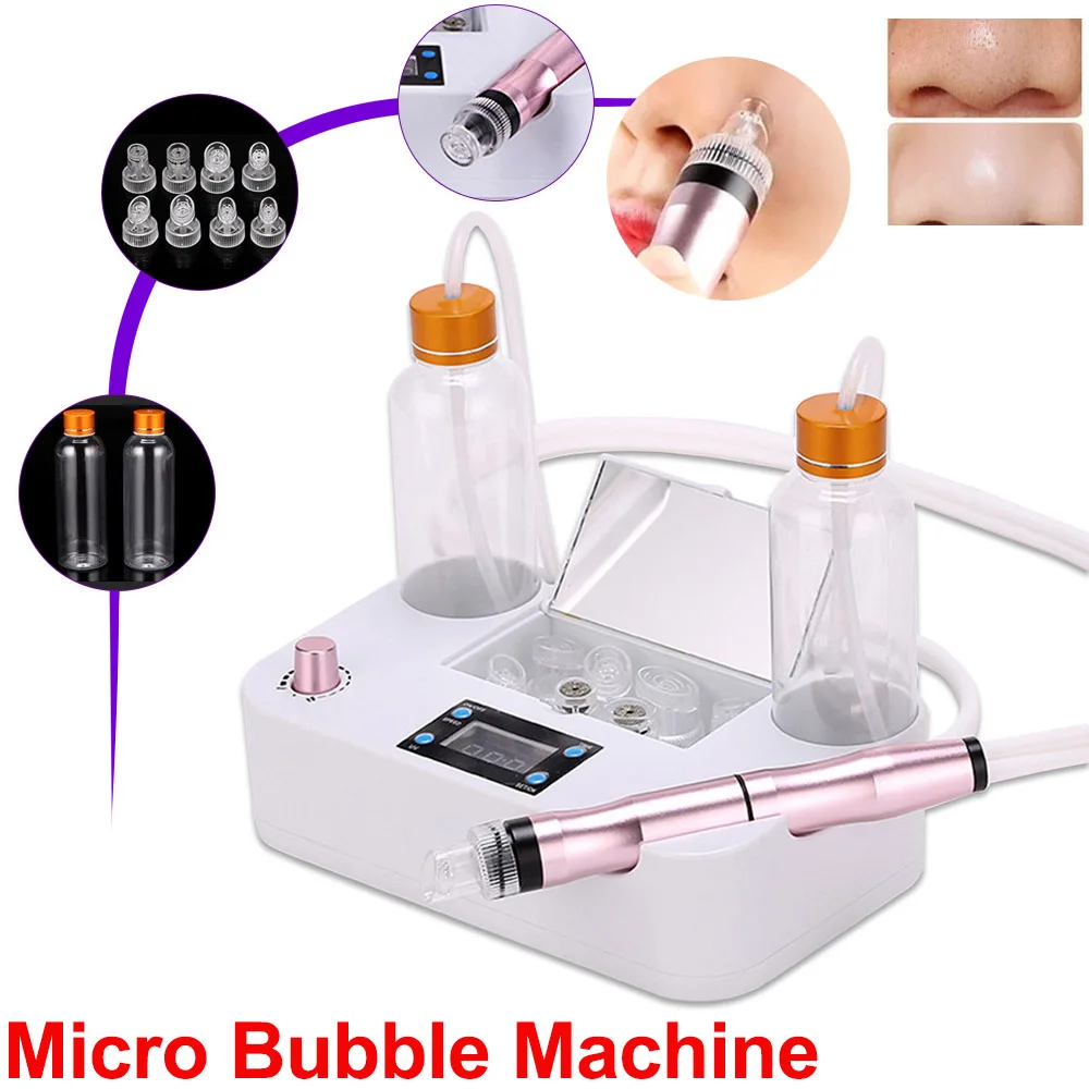 Small hydra facial machines Suction Blackhead Removal Bubbles Beauty Device Pores Vacuum Suction Acne Cleaner beauty accessories