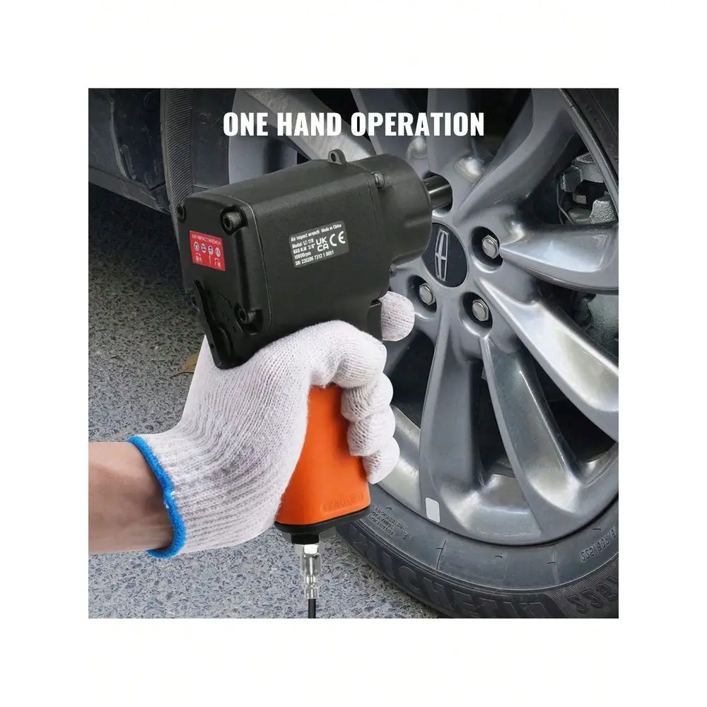 

Impact Wrench 3 8Inch Drive Air Impact Gun To 690ftLbs NutBusting Torque Lightweight Pneumatic Impact Wrench For AutoRepairs