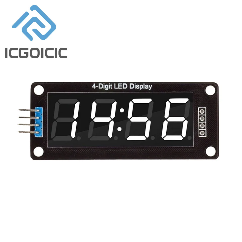 TM1637 4-cijferige 7-segment LED-displaymodule met Colon 0,56" voor Arduino Clock Timer