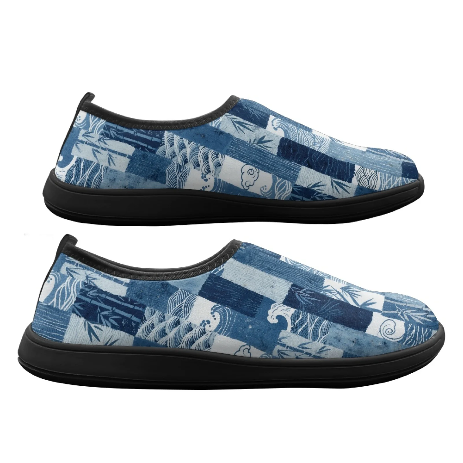PENSTROLL Wave Zero Drop Shoes Polyester & EVA Barefoot Waters Shoes Wide Toe Box Low Top Walking Shoes for Winter