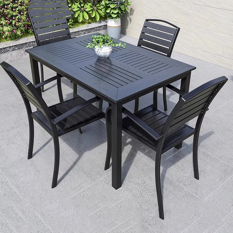 Set di mobili da giardino per ristoranti mobili Set di mobili da giardino da gioco di lusso per caffè all'aperto Mobili commerciali moderni Muebles