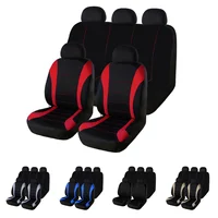 Juego completo de fundas universales para asientos de coche, para coche, camión, SUV, furgoneta, Protector delantero y trasero de poliéster