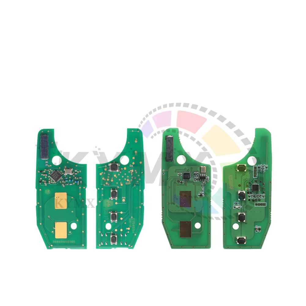 KYMX For Fiat 500X Egea Tipo 2016-2020 Smart Folding Remote Car Key MEGAMOS AES ID MQB48/4A CHIP 433MHZ SIP22 Blade 3/4Buttons