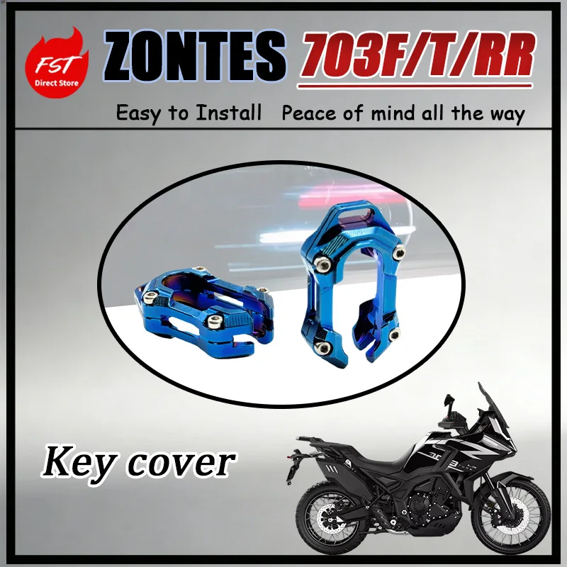 FOR ZONTES 703F/T/RR 368G/K/E/D/M Split Full-Wrap Remote Key Fob Shell Aluminum Alloy Protective Housing for Smart Key Head