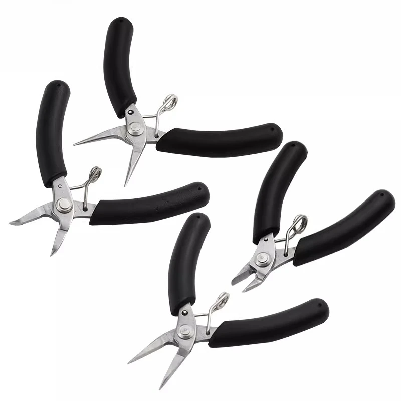 Stainless steel palm pliers handmade model toothless pointed nose pliers oblique pliers