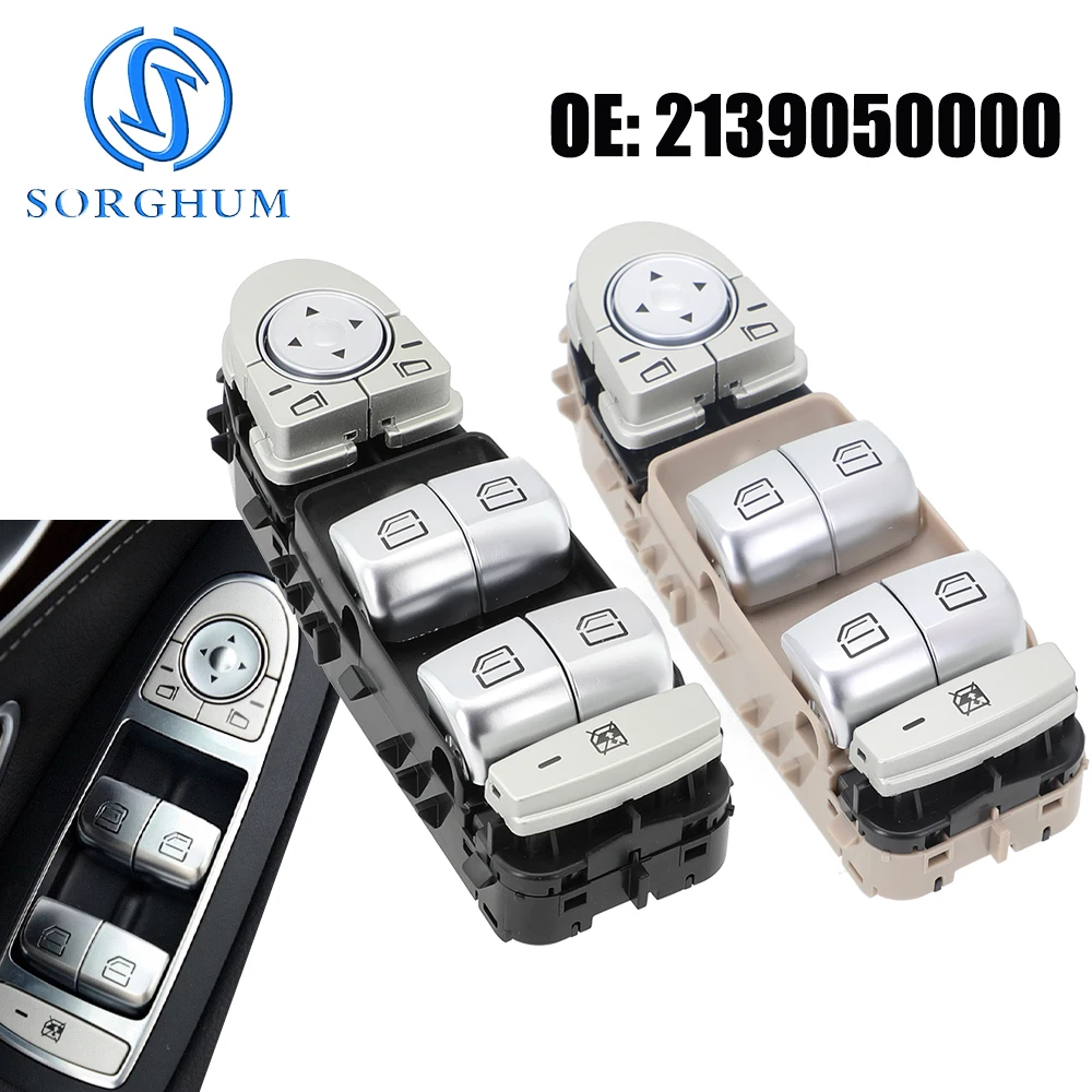 

SORGHUM Power Window Control Switch Glass Lifter For Benz C Class W205 W213 W253 GLC200 GLC220 GLC250 GLC300 GLC350 E250 E300