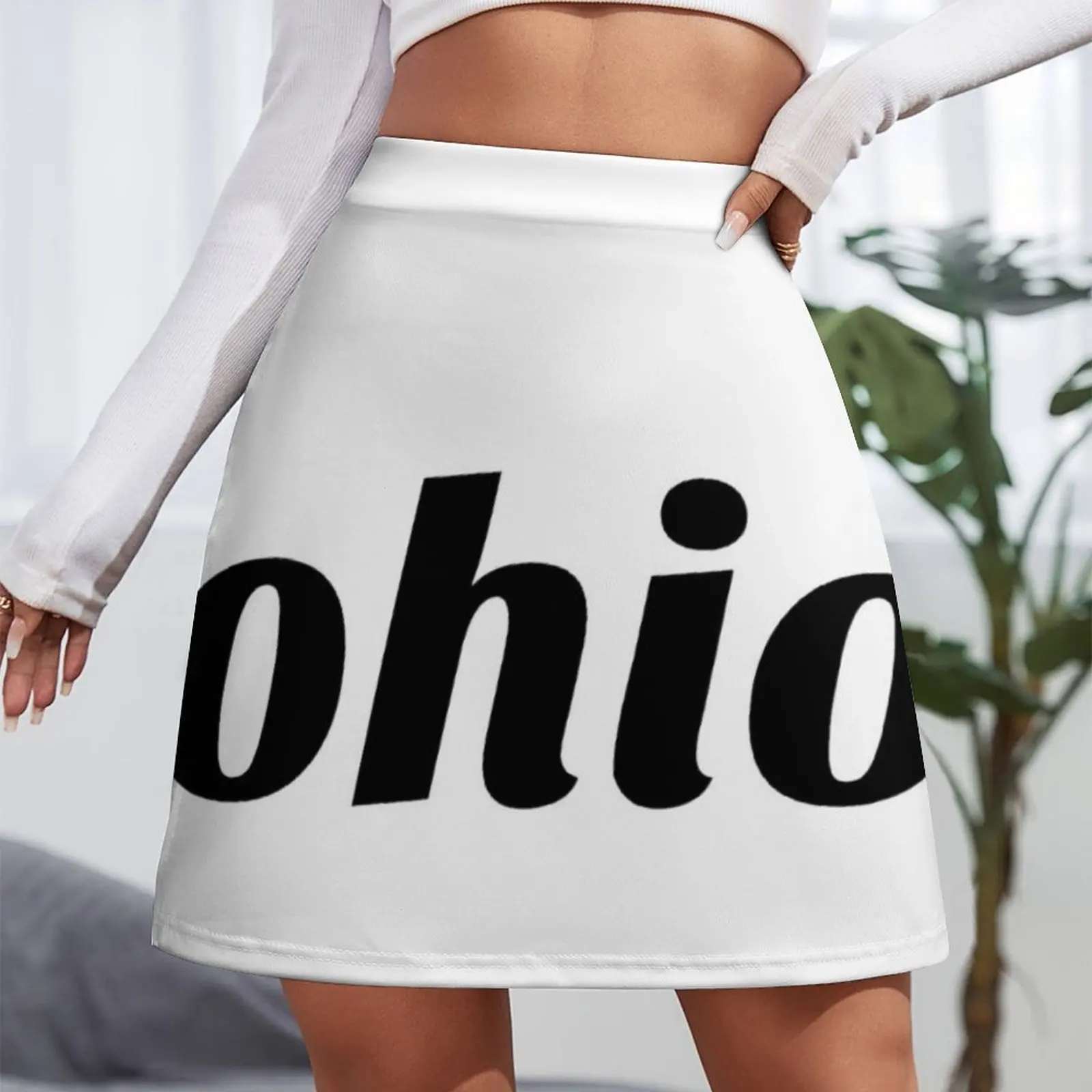 Ohio Pride Rok Mini Pakaian Gaya Korea Rok Bergaya Wanita