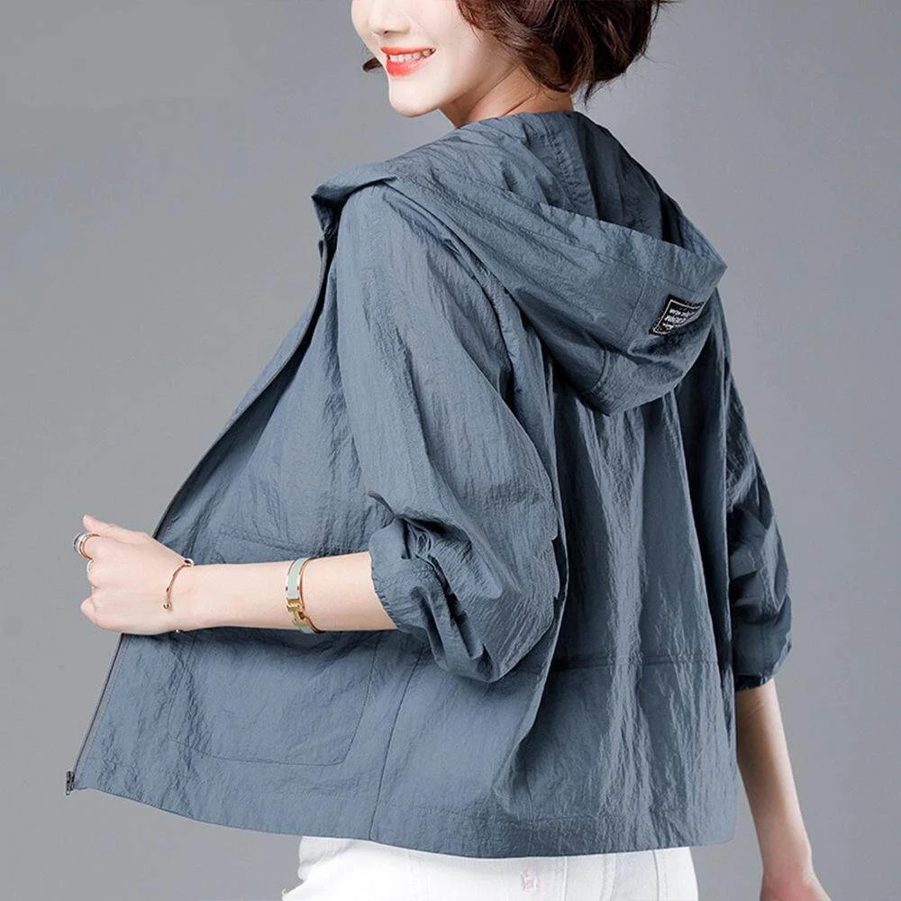 Women's UV Protection Clothing Breathable Sportswear Anti-Uv Lightweight Short Outerwear Spring Autumn Summer New Arrival