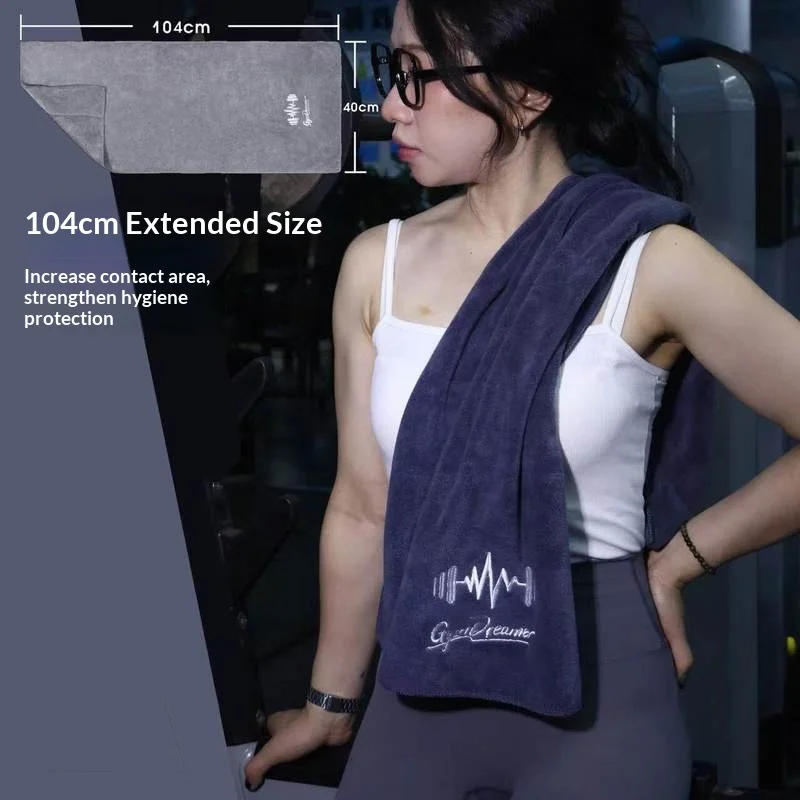 Super absorbent quick-dry sports towel for fitness, running, yoga - ultra-fine fiber, soft and portable.