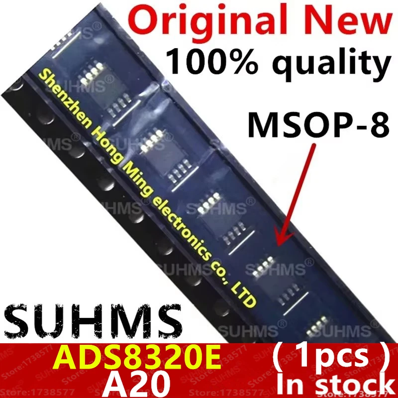 (1piece)100% New ADS8320E ADS8320EB A20 Msop-8 Chipset