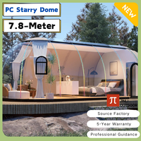 7.8-Meter Transparent Starry PC Dome Tent Geodesic Igloo Round Clear House Catering Cabin Hotel Resort Luxury Celebrating Events