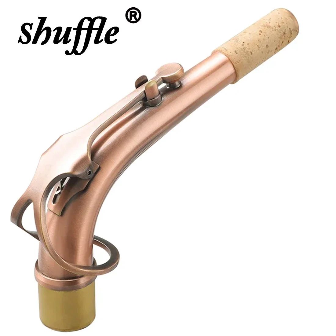 

Alto Saxophone Bend Neck Connector Brass Bend Neck Red Antique Alto Saxophone Replacement Parts Instrument Accessories ​24.5mm