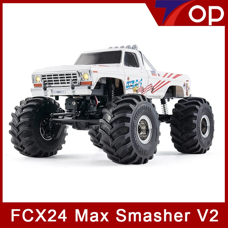 FMS Hobby Model 124 FCX24 Max Smasher V2 4WD Monster Pickup Truck RTR Radio Control Climbing Car Ready to Run