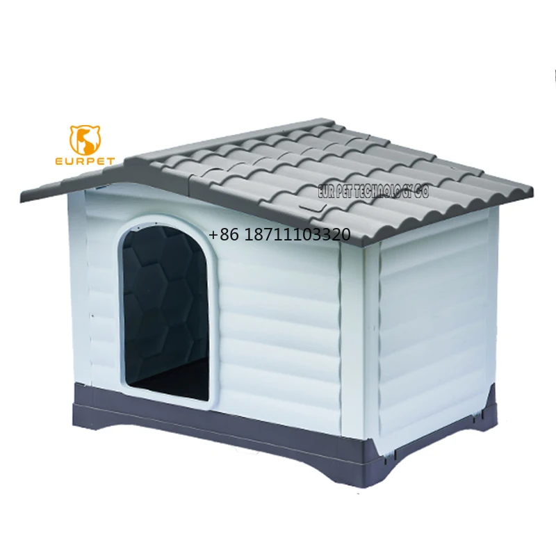 EURPET wholesale dog kennels plastic outdoor pet house for dog and cat