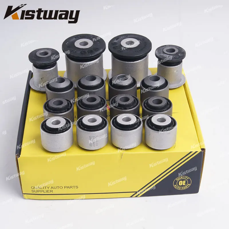 16PCS Rear Upper Lower Control Arm Bushing Kit For Audi Q7 4LB VW Touareg 7LA 7P5 Porsche Cayenne 955 7L0505397 7L0505398