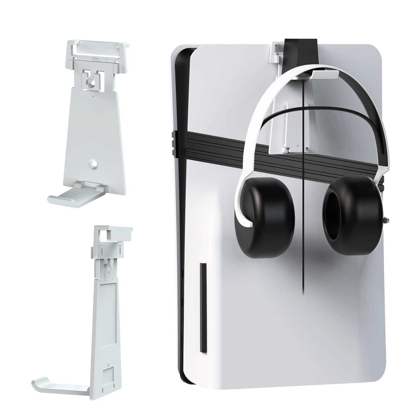 Earphone Hook For PS5 Pro/PS5/PS5 Slim Controller Hook Headphone Holder Host Console Holder For PULSE 3D/Elite Game Accessories