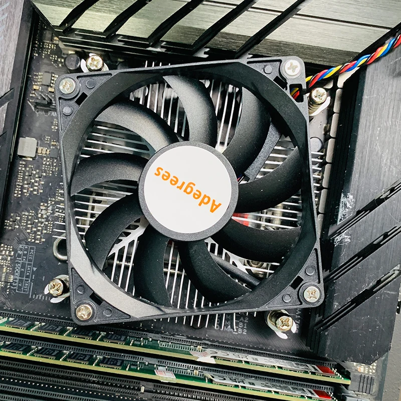 80MM MINI CPU Air Cooler PC Processor Cooling Radiator 4PIN PWM Ventilador for Intel LGA1155 1156 1150 1151 1366 1700 1200