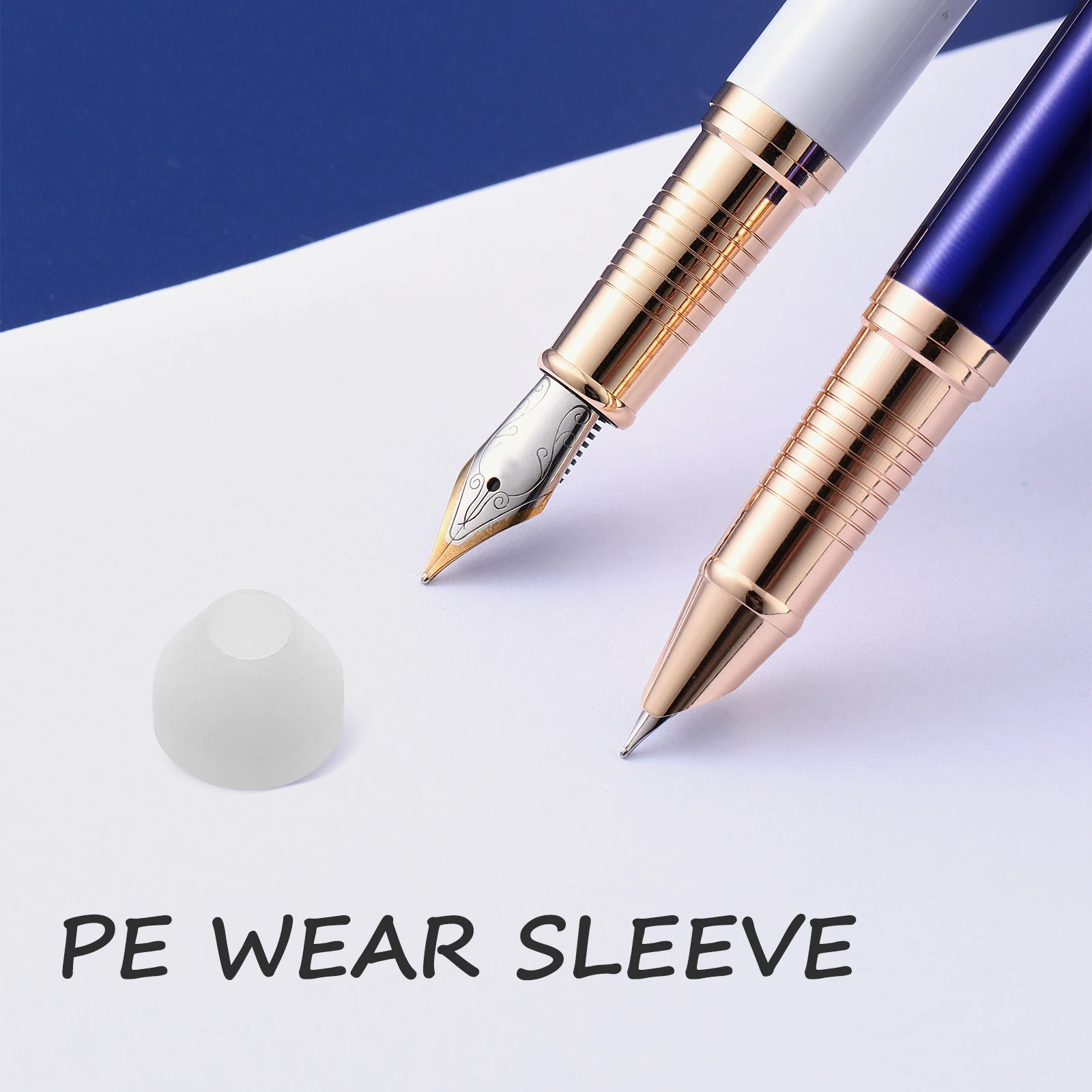 

20Pcs Pen Bushings Non-Stick Pe Material Portable Smooth Pen Turning Accessories Insulating Bushing Insulation Bushing