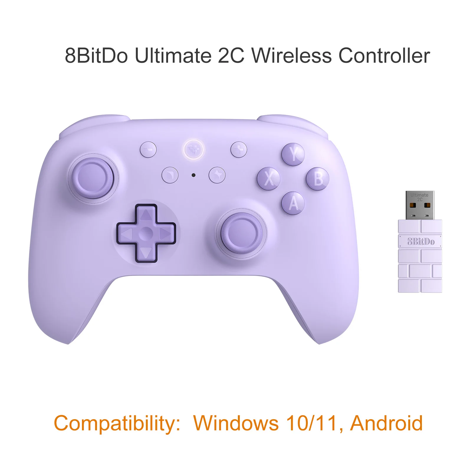 8BitDo Ultieme 2C Draadloze Gaming Controller Nieuwe Kleur Gamepad Joystick voor PC Windows 10/11 Steam Deck Raspberry Pi Android