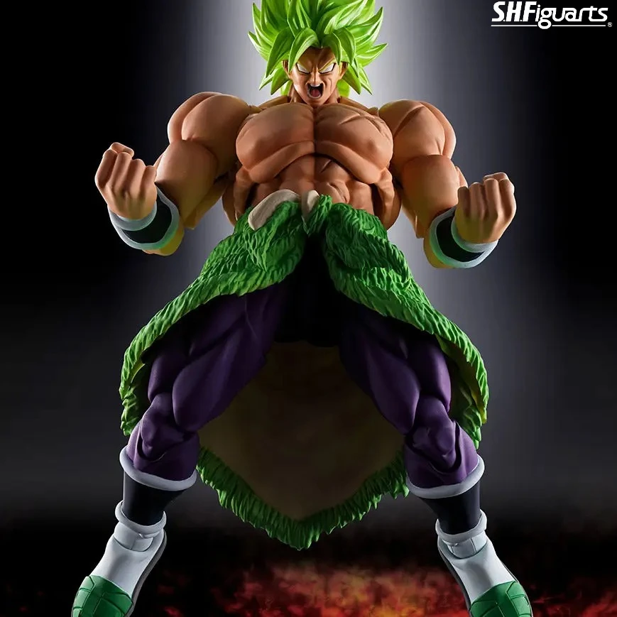 

In Stock Bandai SHF Reissue Dragon Ball Super Super Saiyan Broly Full Power Pure Battle Instinct Action Figure Toy Collectible
