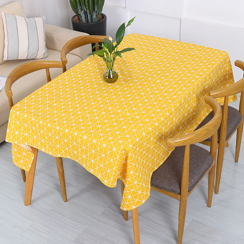 Table Cloth Hotel Decor Table Cover Rectangular Shape Tablecloths Supplies