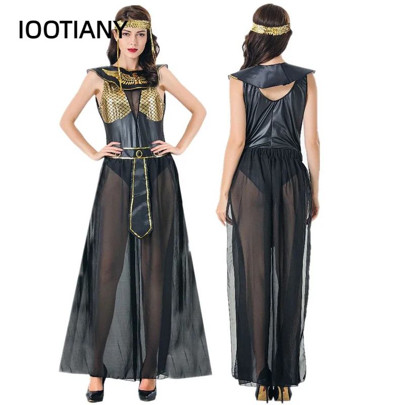 

Halloween Costume For Women Ancient Sexy Goddess Egyptian Cleopatra Dresses Egypt Queen Cosplay Party Fancy Dress Carnival Suit