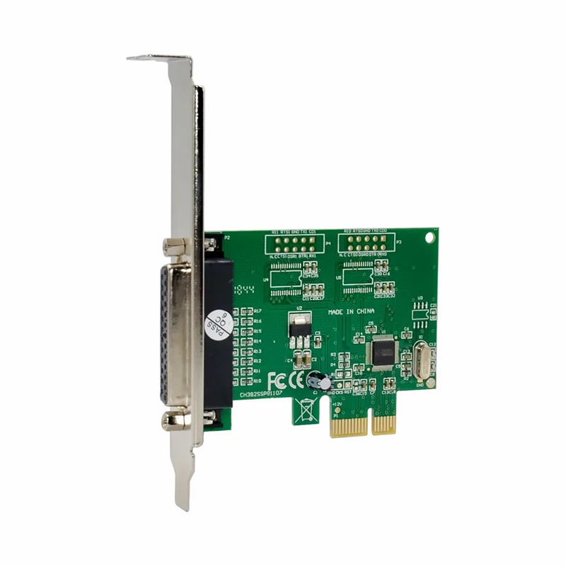 

Controller Card ST38 Pcie X1 CH382L DB-25 Pin Industrial For LTP Print Terminal Multi-Function Convenient Expansion Card