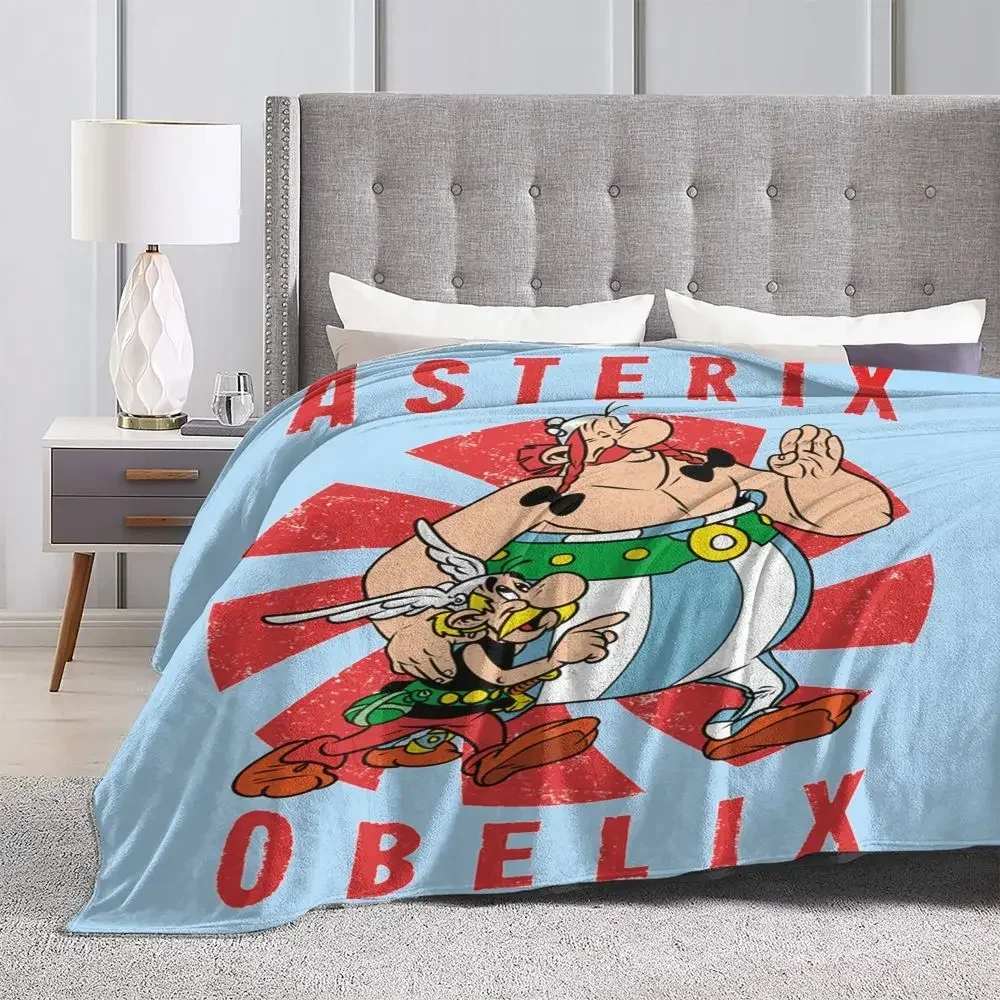 아스테릭스 오벨릭스 아기 담요, 코랄 플리스 플러시, 통기성 부드러운 스로우 담요, 소파 여행 플러시 얇은 이불, 사계절