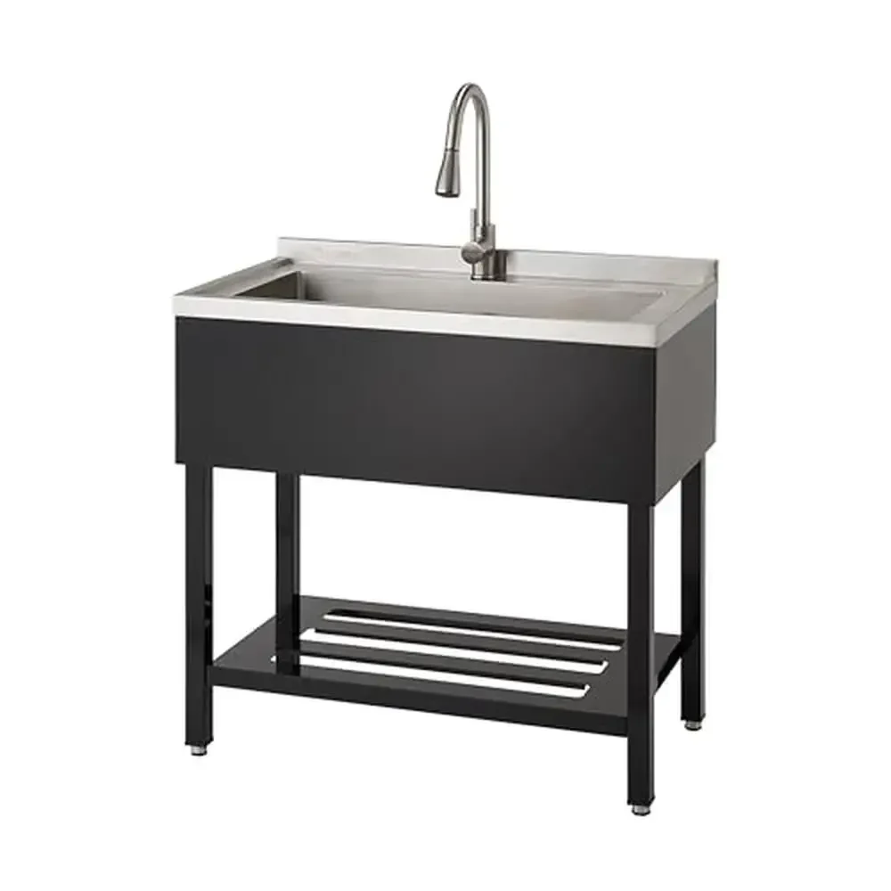 Stainless Steel Utility Sink Single Bowl 30