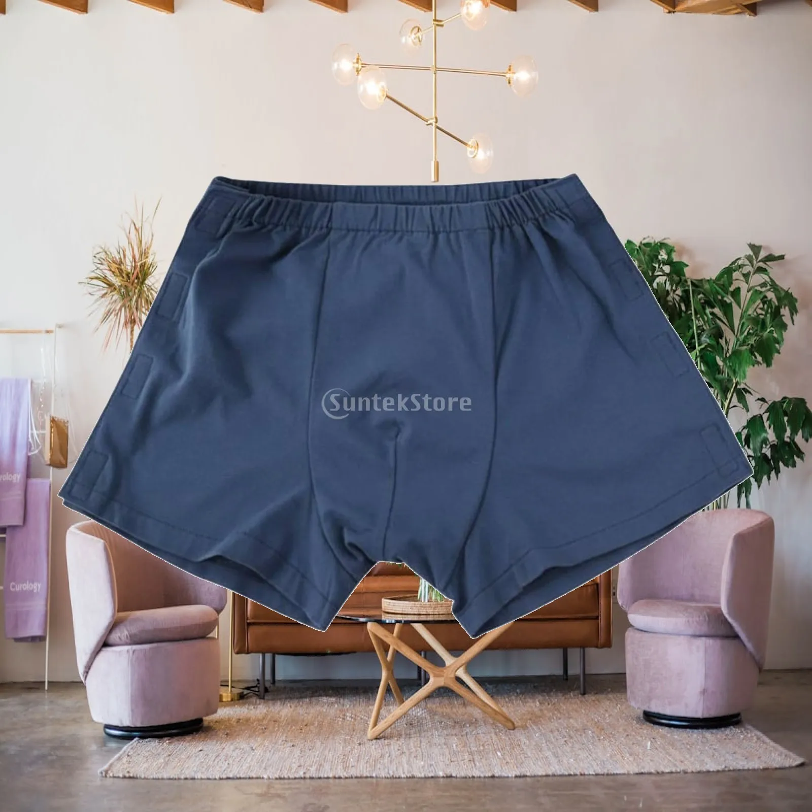Hook and Loop Closure Briefs Cotton Material Hook and Loop Closure Shorts