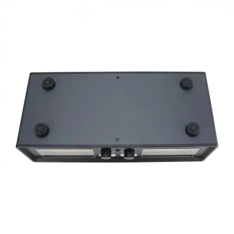 Beste verkauf VU2-L Birne Version MIC + LINE Dual VU Meter Audio Splitter Box 4-Wege Switcher Schallpegelanzeige