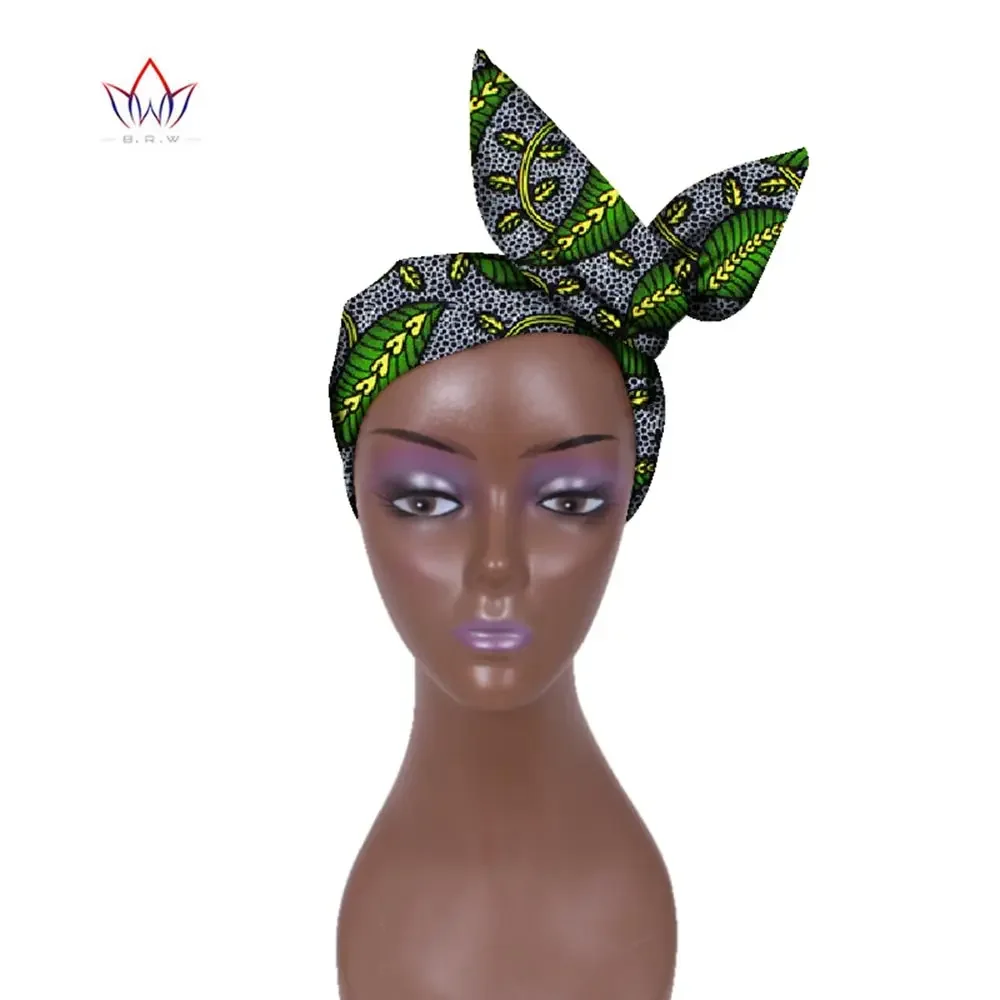 Wholesale Fashion African Headband for Women Ankara Headband Decorations Wrap Tie Scarf Africa Hair Accessories BRW WYB374