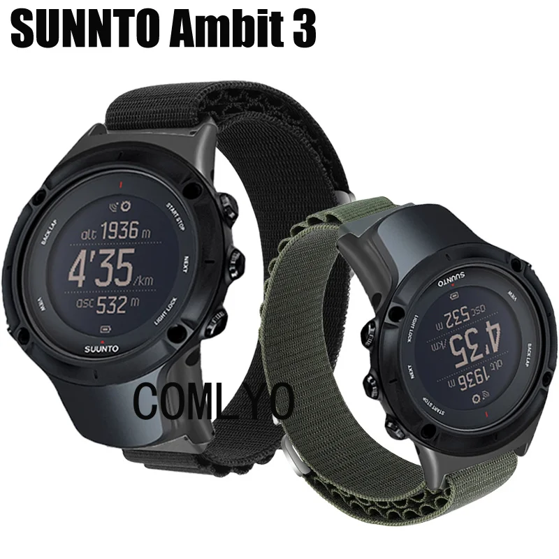 

Ремешок для SUUNTO Ambit 3 Sport Run, нейлоновый мягкий браслет, ремешок для женщин и мужчин