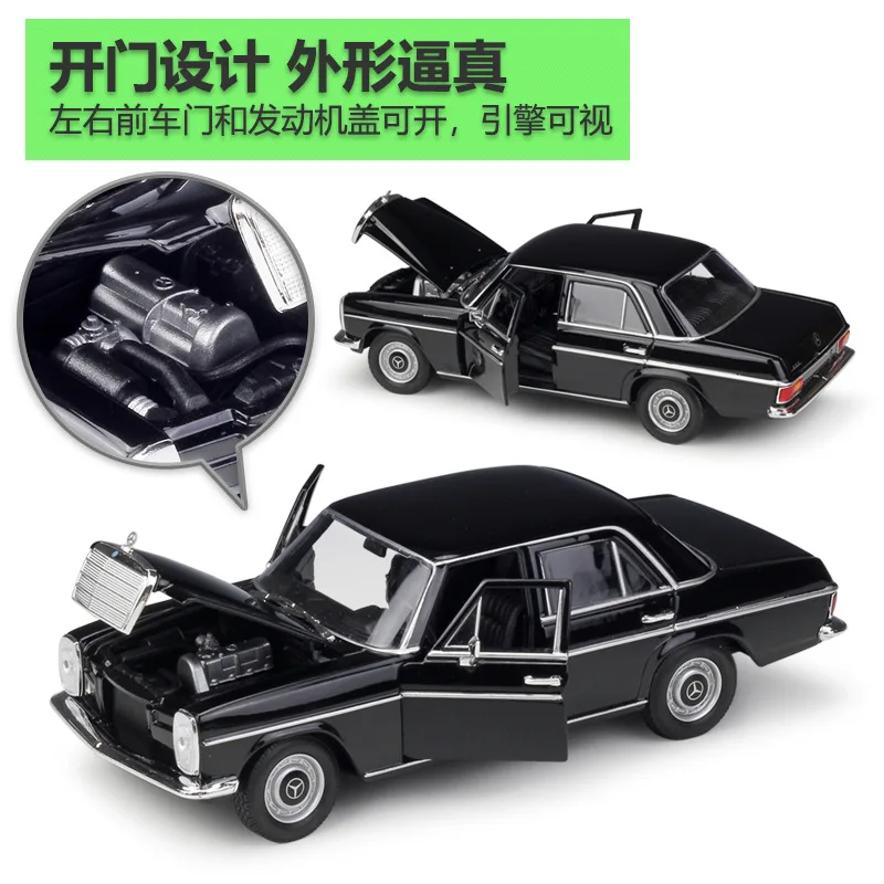 Welly 1:24 Mercedes Benz 220 Sedan Simulation Alloy Car Model Collection