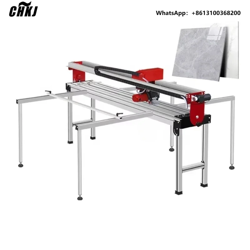 CHKJ Fullyautomatic desktop tile cutting machine edge grinding rock slab stone floor tile multi-function 45 degree chamfering ma