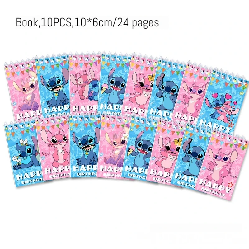 10pcs Stitch Notebook Weekly Plan Mini Coil Notebook Daily Plan Coil Notebook Student Learning Supplies Birthday Gifts