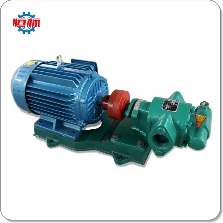 Fuel Oil Transfer Pump Electric Gear Pump KCB Cast Iron ISO Seal Double Gears 380v 3phase or 220v Single Phase 45# Steel 1.5KW view 4