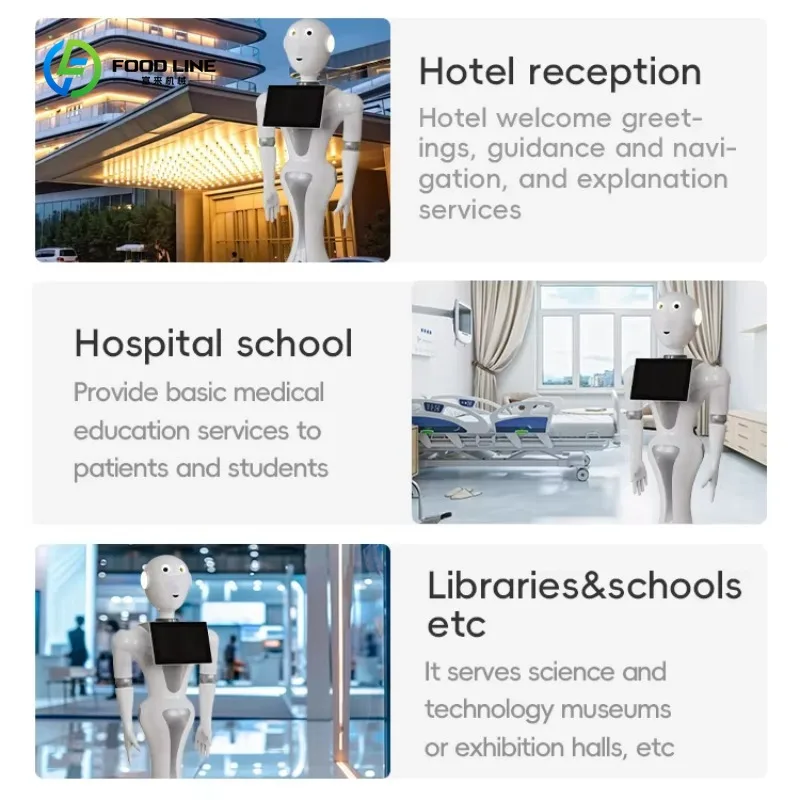 Factory Price Commercial Reception Robot Cheap AI Service Welcome Robot for Retail Businesses